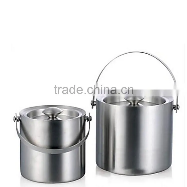 stainless steel ice bucket