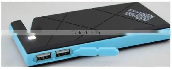 AWC940 Waterproof 8000mAh Solar Cell Power Bank with Holder 3.7v Mobile Phone Battery Portable Battery Charger
