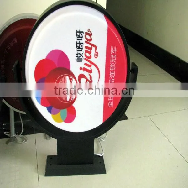 Custom plastic light up letters for sign box