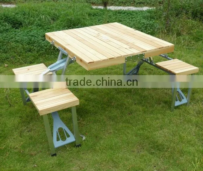 Outdoor Wooden coffee Folding Table