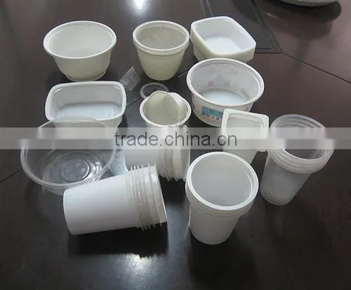 HGMF-660-360 Full servo motor PLC control China thermoforming machine making plastic cups