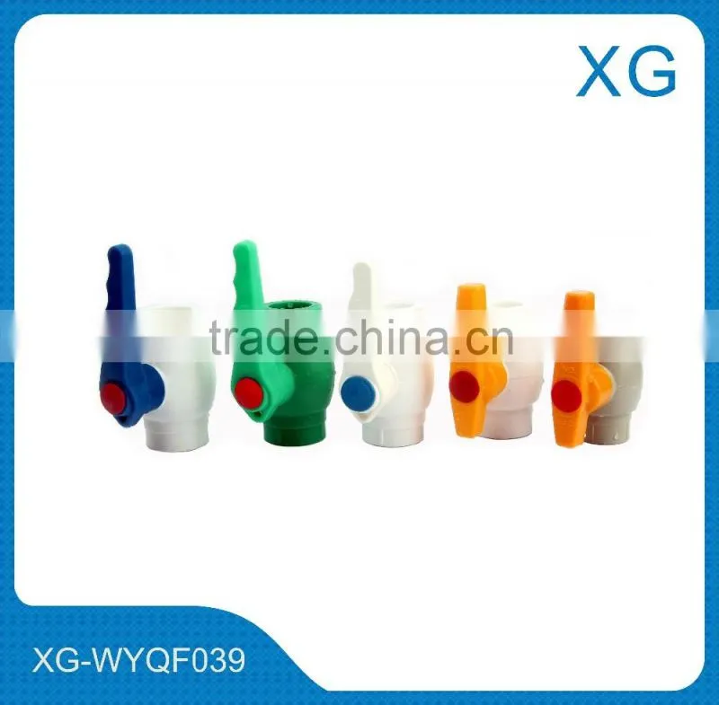 PVC white ball valve /Hexagon threaded black pvc ball valves/PVC pipe fittings