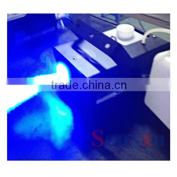 900w blue color led fogger machine smoke effect lighting