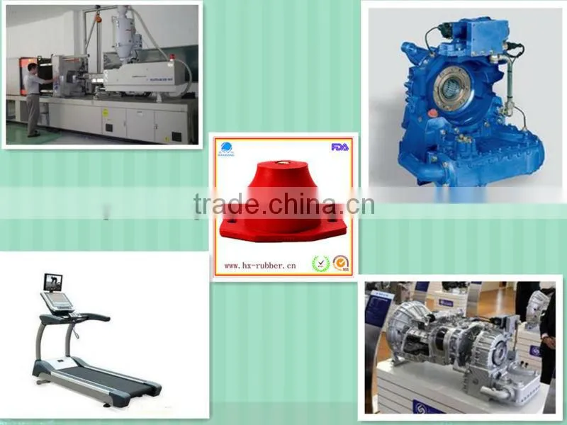 big machine tool rubber feet/rubber mat/rubber screw