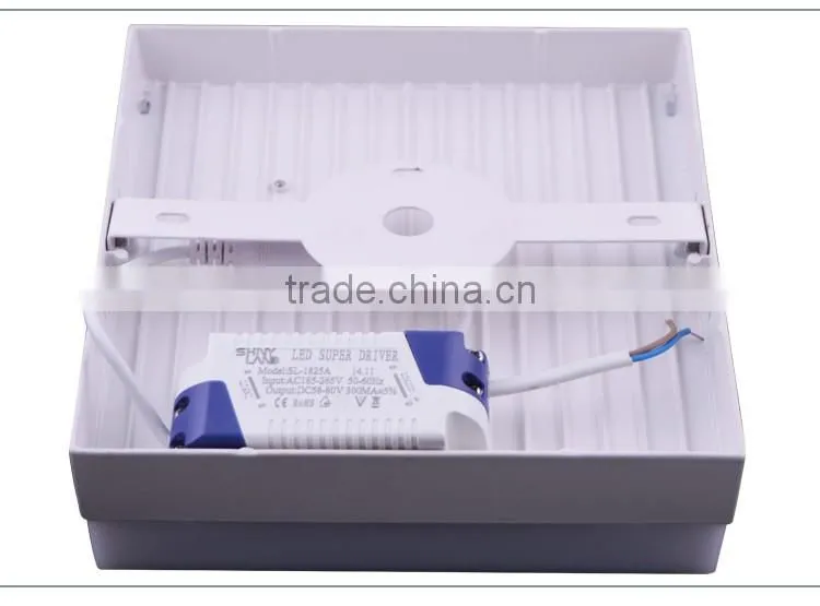 Round / Square 6W 12W 18W 24W led ceiling panel light surface mounted downlight