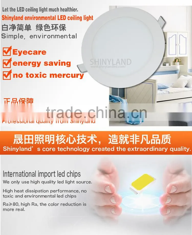 New design 24W aluminium panel light frame with low price