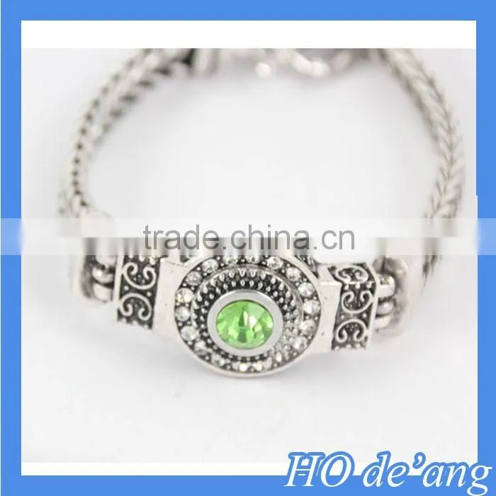 Hogift Wholesale DIY 18mm snap button Bracelet Charms Jewelry Free Shipping