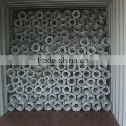 barbed wire with plastic spool