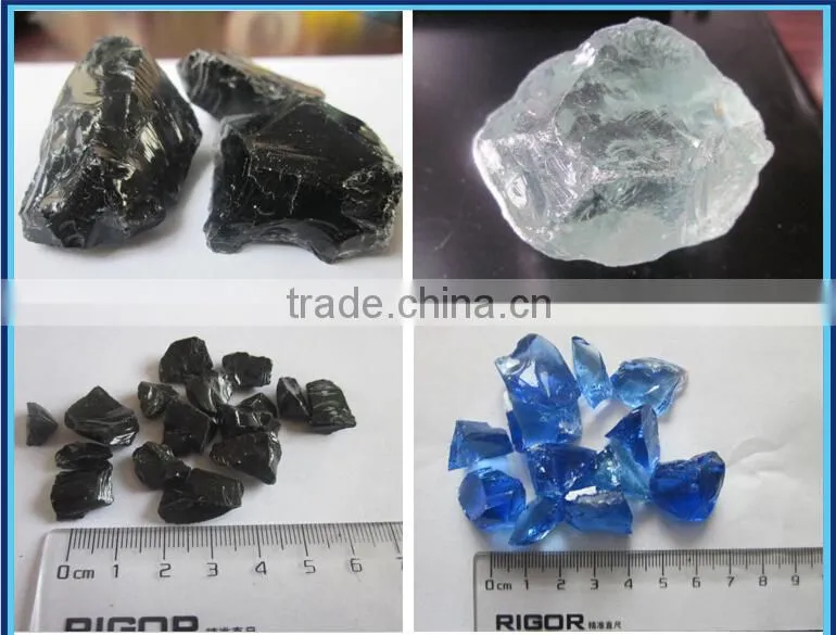 Qingdao colored glass nuggets