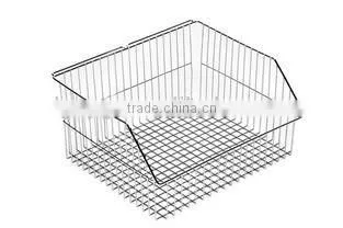 Chrome Wire Wall Panel Basket