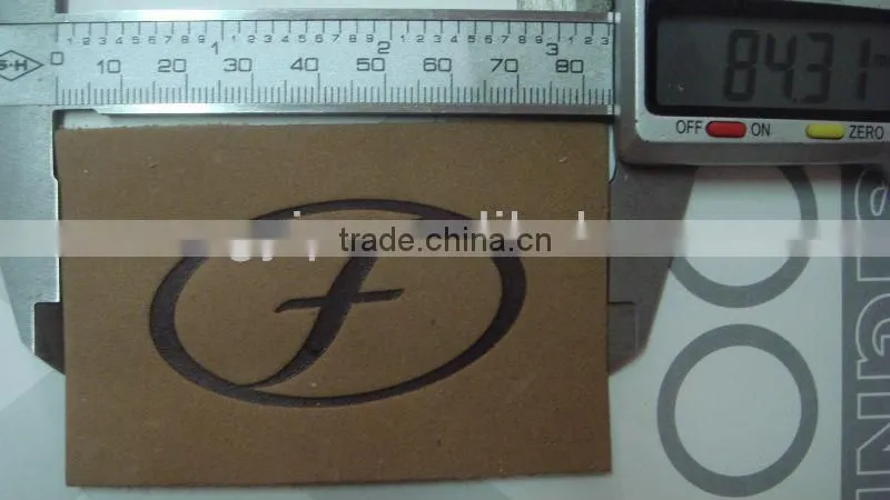 2015 factory china cheap application widely used real leather patch