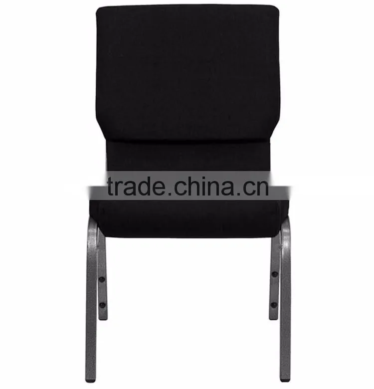 Strong comfortable black stackable theater chair from China