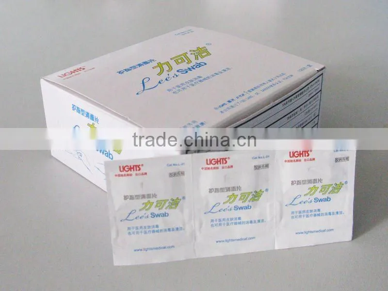 Alcohol cleansing wipe L 21