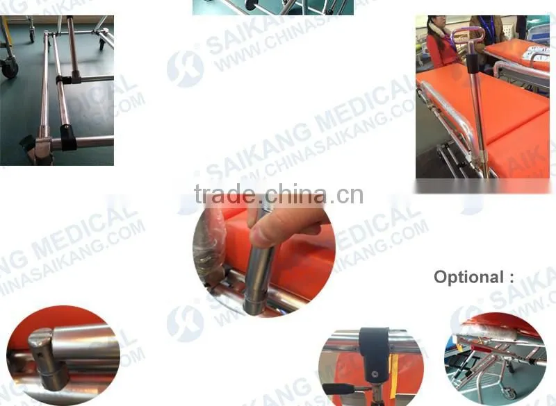 Alibaba China Medical Emergency Ambulance Trolleys