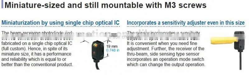 Sunx EX-23 Infrared sensor EX-23-PN Ultra compact photoelectric sensor