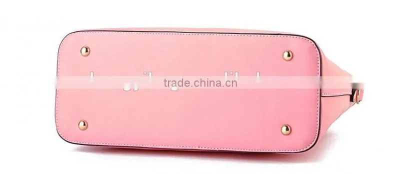 Fancy ladies multicolor pu handbags