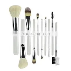 Portable natural hair professional makeup brush set