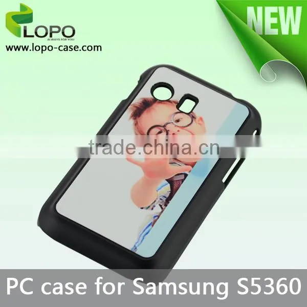 Blank sublimation, hard plastic case for Galaxy Ace S5360