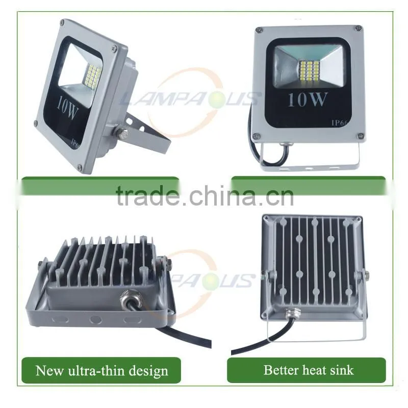 best price meanwell driver 5 years warranty IP66 warm white 3000k outdoor 10w driverless led floodlight