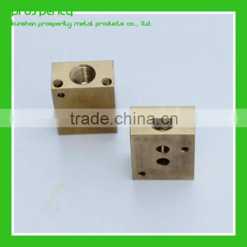 custom cnc machining brass parts by central machinery lathe