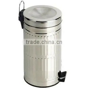 stainless steel pendal dustbin