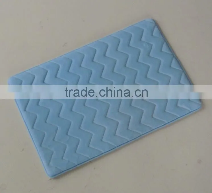 fleece bathmat with anti-slip base