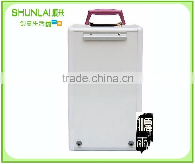 Plastic storage cabinet with drawer