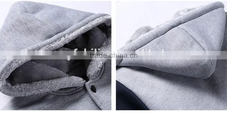 2015 cheap high quality custom man hoody fleece for thickening hoodie