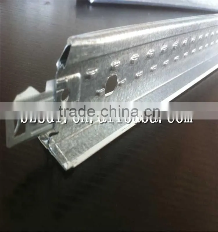 Galvanized Groove T Grid suspended ceiling Main Tee/Cross Tee/Wall angle