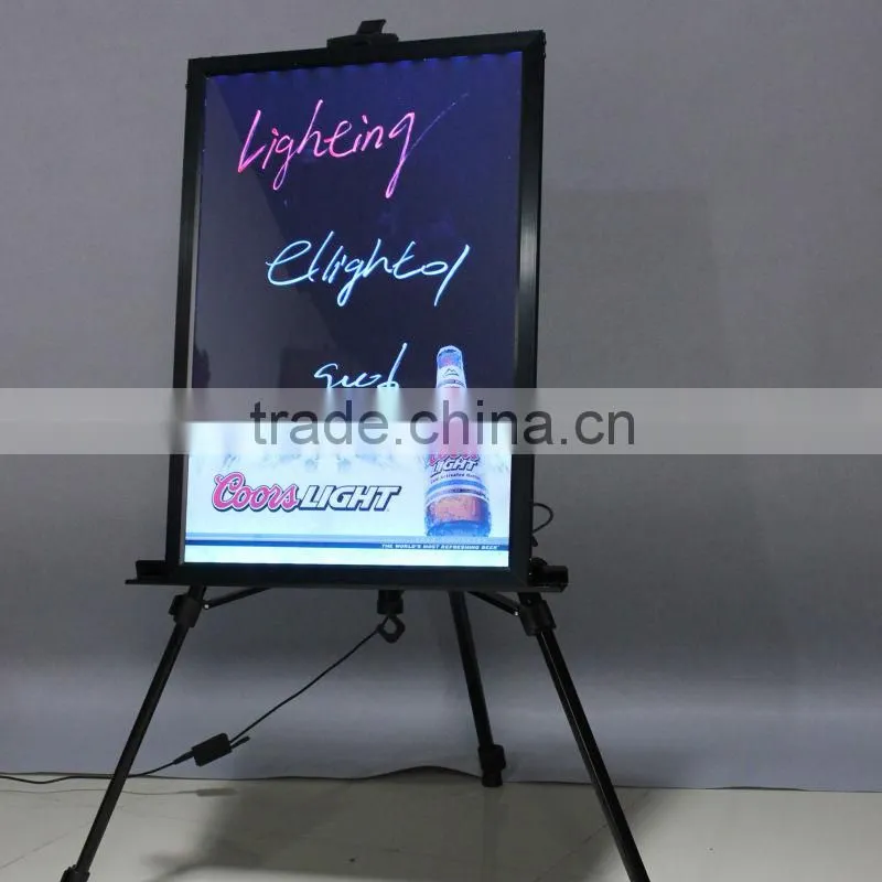 Mirror led writing board with high brightness wholesale