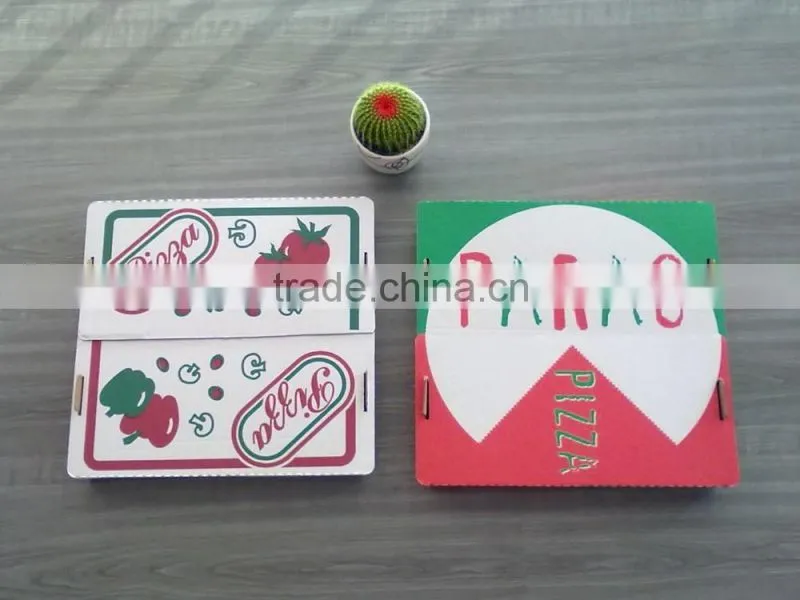pizza box,carton pizza box factory corrugated customized logo printed pizza box