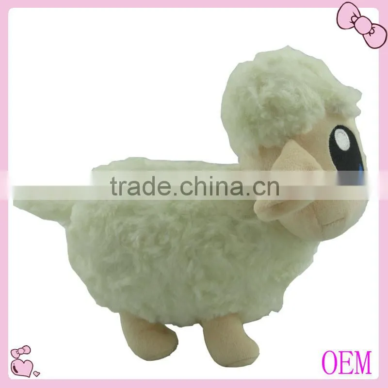 Custom design white plush stuffed toy sheep