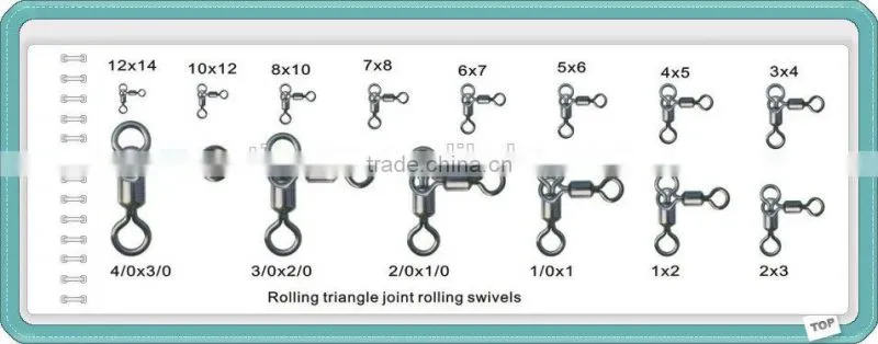 Chinese Fishing Tachke OEM Factory Fishing Swivel