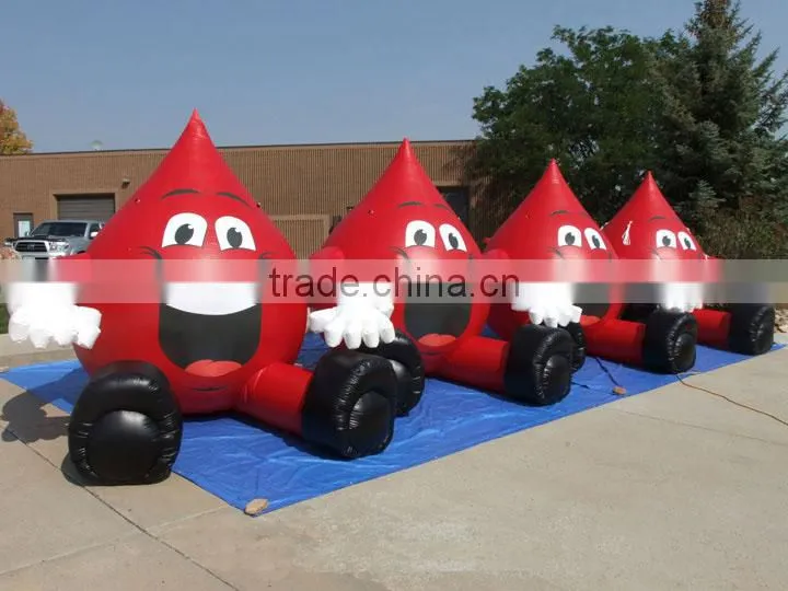 DJ-GG-111 New 10ft led outdoor inflatable mascot advertising 3m smart board