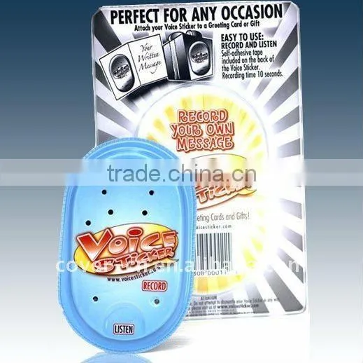 Customized Promotion gift, Voice Sticker for mothers' day/Holiday
