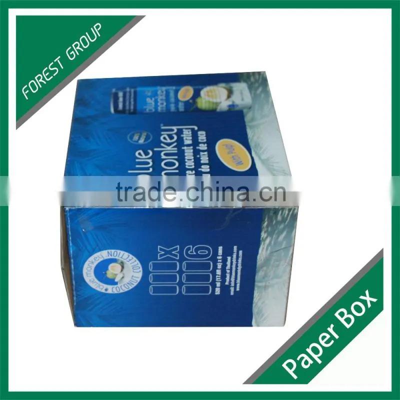 BRAND OF DRINKING RETAIL PACKAGING BOX