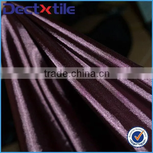 noble micro fiber spandex satin weave fabric with stretch feature