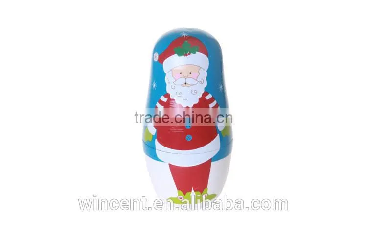 Wooden Christmas Gift Russian Nesting Doll