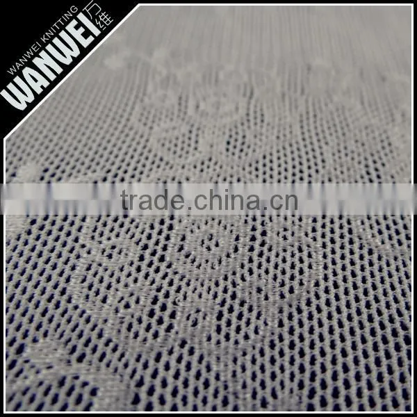Order flower designer elastic and bright nylon spandex lace fabric for fashion dress and skirts hot selling wholesale
