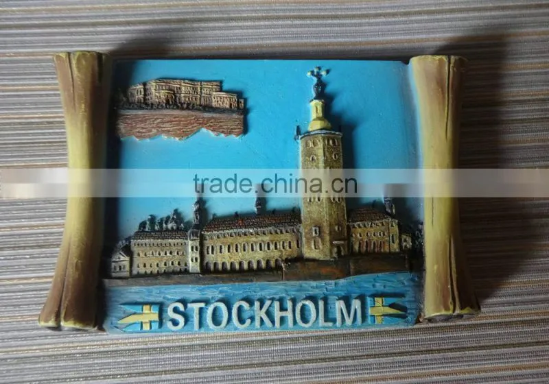 OEM ODM polyresin souvenir fridge magnets