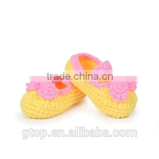 Wholesale Baby Handmade Crochet Shoes Supplier for 1-10 months old S-0006