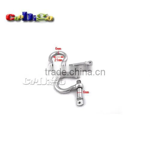 Stainless Steel U Anchor Bow Shackle For Paracord Bracelet