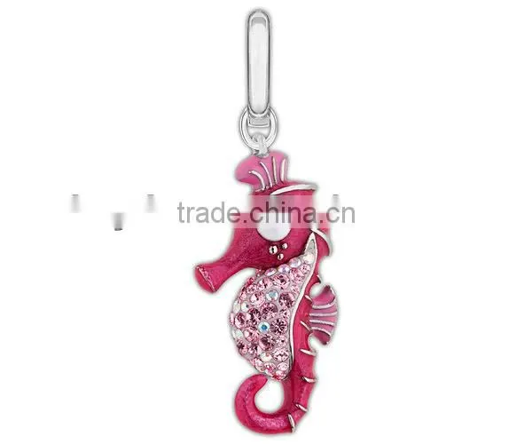 Wholesale Lovely Mickey 3D pendant Mickey Charms Mickey Rhinestone