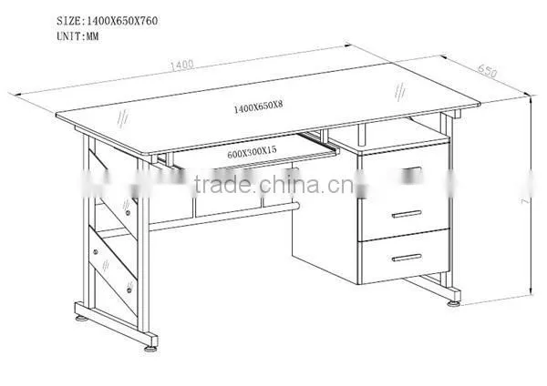 bookcase with computer desk