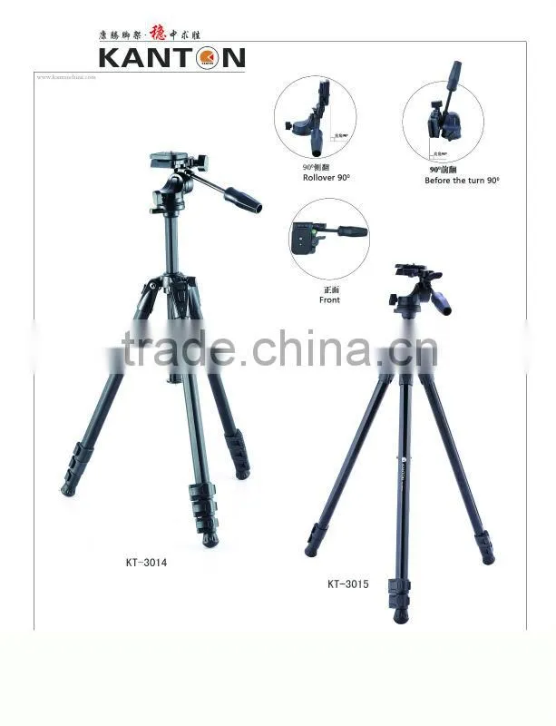Pan Head Lighting Aluminum Digital Camera Tripod
