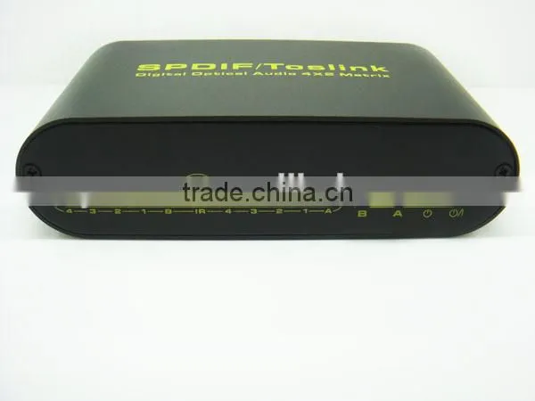 audio amplifier toslink 4 in 2 out matrix