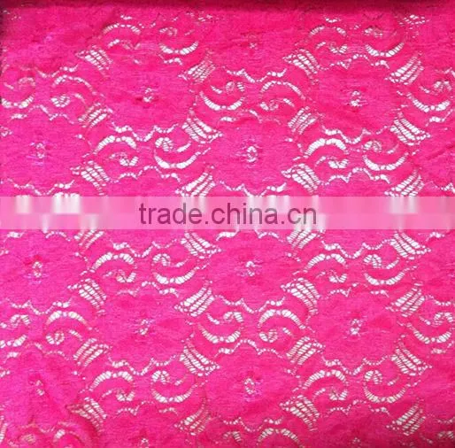 popular nylon lace fabric flower with good price from fujian factory 2021