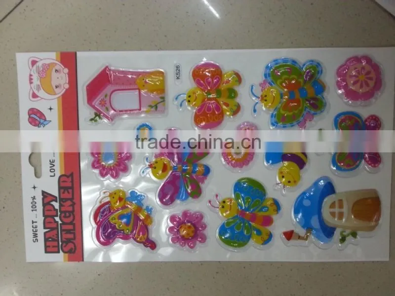 PVC sticker for kids prmotional gift ,pvc sticker paper,transparent pvc sticker
