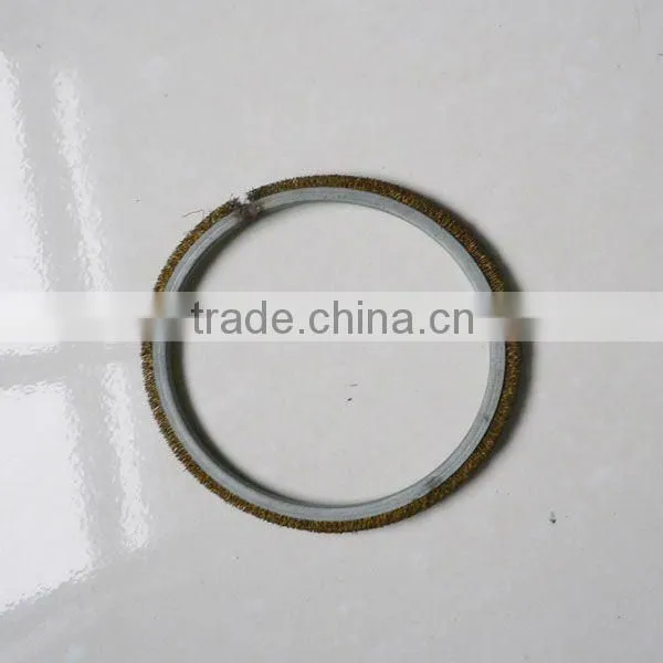 Brass outside disk brush