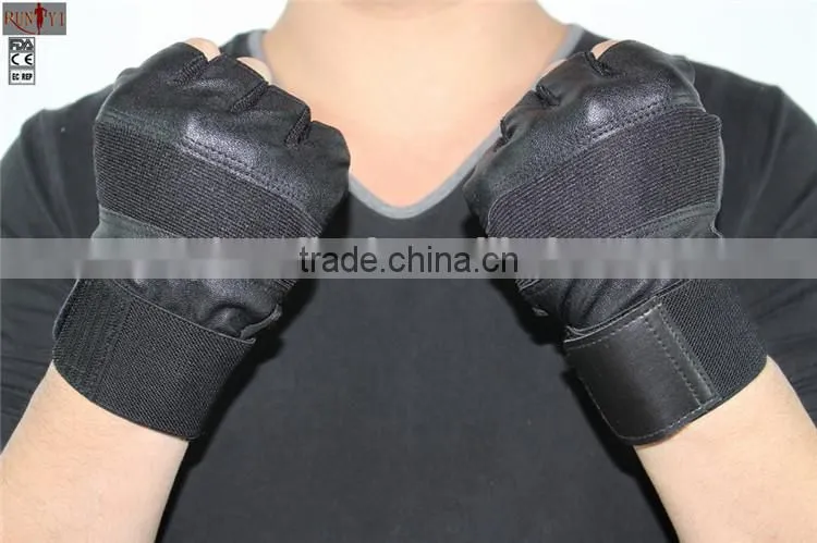 Men's Gym Wrist Wrap Gloves, Fitness Gloves, Workout Exercise Gloves